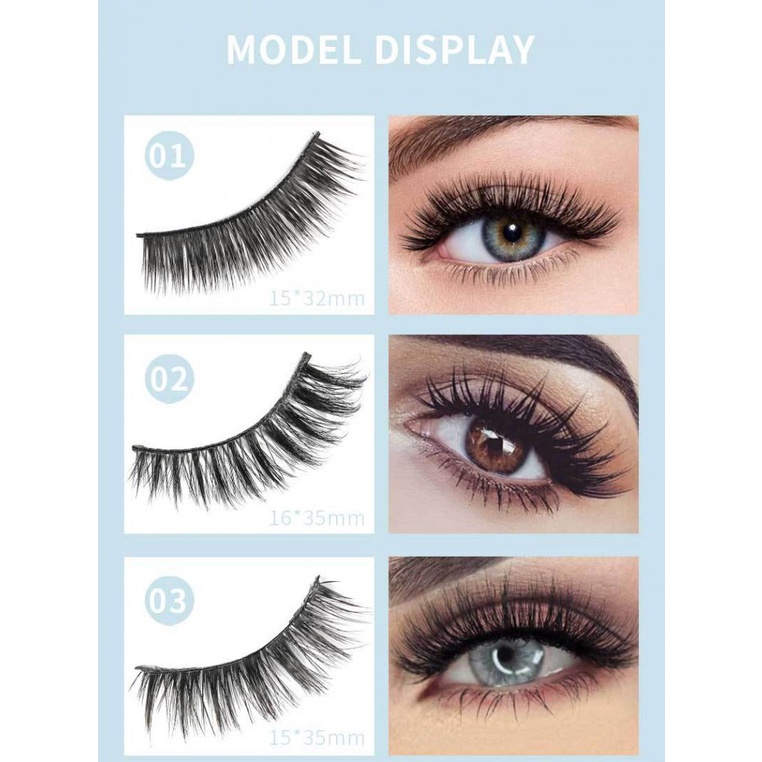 (Hàng Mới Về) Hộp Lông Mi Giả 3d 6d Dài Dày Và Cong Mềm Mại | BigBuy360 - bigbuy360.vn