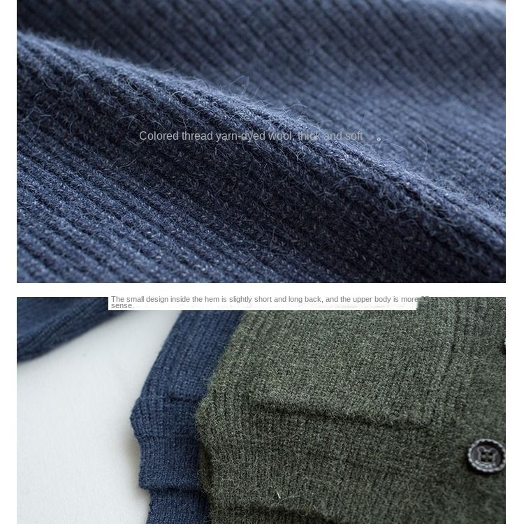 Áo Khoác Cardigan Cổ Chữ V Thiết Kế Mới Thời Trang Mùa Thu Đông Theo Phong Cách Hàn Quốc Dành