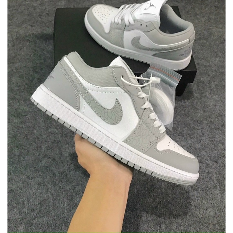 Giầy Ni.ke JD trắng xám cao cấp 1:1