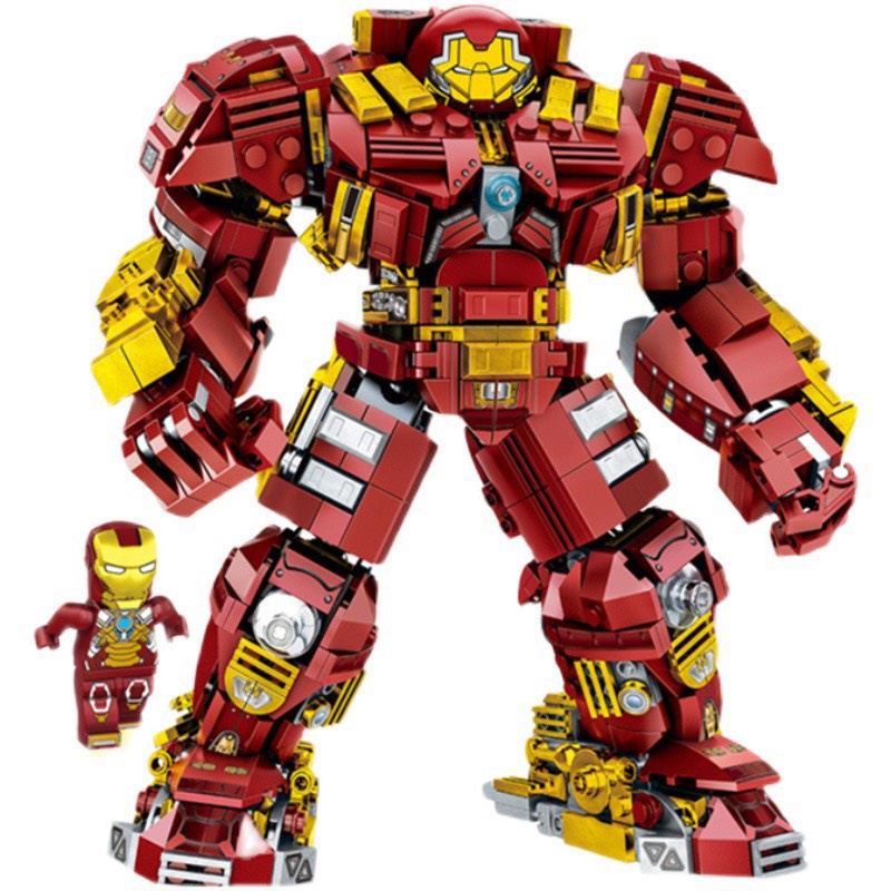 Xếp hình Hulkbuster Iron man 1065pcs Đồ chơi lắp ráp mô hình người sắt