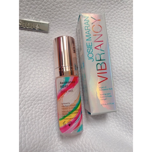 🌳 Kem nền Josie Maran Vibrancy Argan oil foundation fluid 5ml