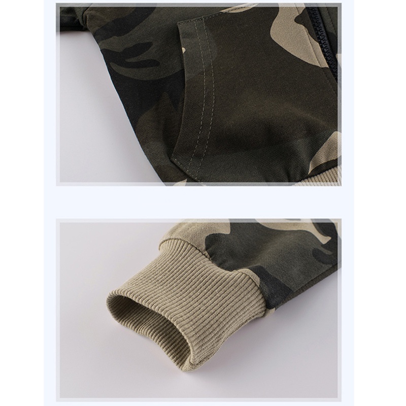 Áo khoác hoạ tiết rằn ri cho bé trai