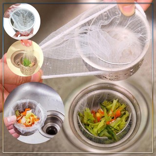 Combo 100 túi lọc rác dạng chun ôm bồn rửa chén bát, cống nhà tắm - Đồ dùng, dụng cụ nhà bếp, kệ hũ gia vị