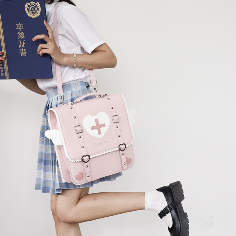 Youyo Túi Đeo Chéo Da PU Đa Năng Phong Cách Nhật Bản Cho Nữ