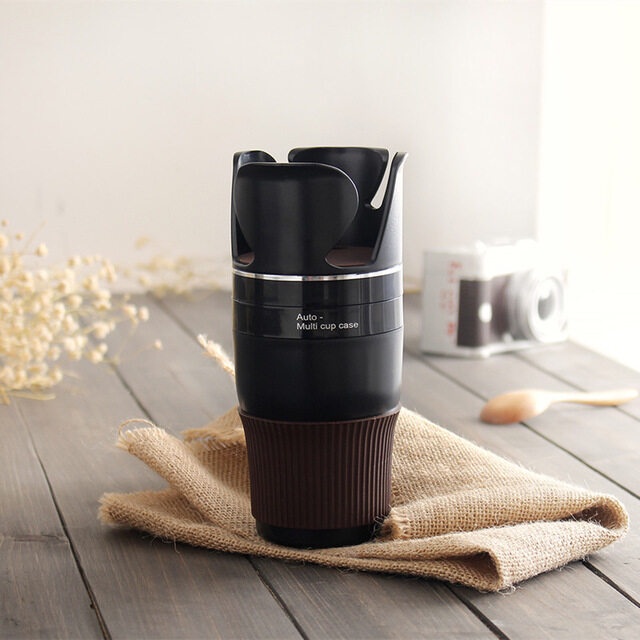 Giá đỡ cốc SEAMETAL gấp gọn có khe đựng kính râm điện thoại trên ô tô