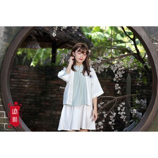 Áo khoác đối khâm Nhật Vân