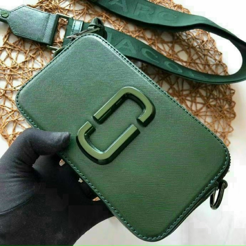 Túi đeo chéo Marc Jacobs full xanh lá