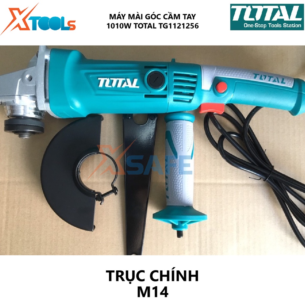 Máy mài góc cầm tay TOTAL TG1121256 đa năng Công suất lớn 1010W - Hiệu xuất cao