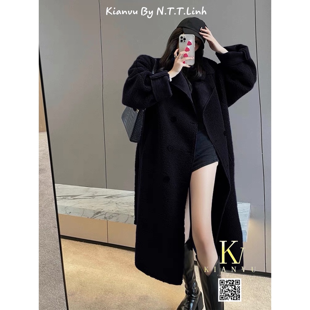 Áo lông siêu hot kèm belt-Kianvu