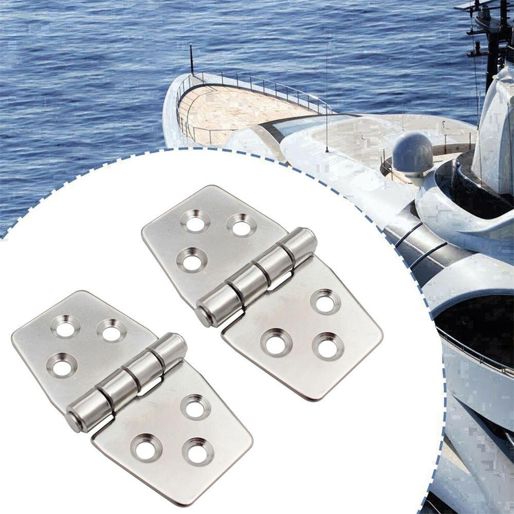 Set 2 Bản Lề Inox 180 Độ 2 Bản Lề Chuyên Dụng Cho Tàu Thuyền