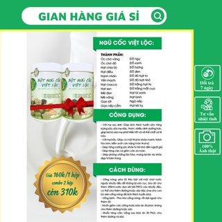 Ngũ cốc lợi sữa Việt Lộc 1kg [FREESHIP]