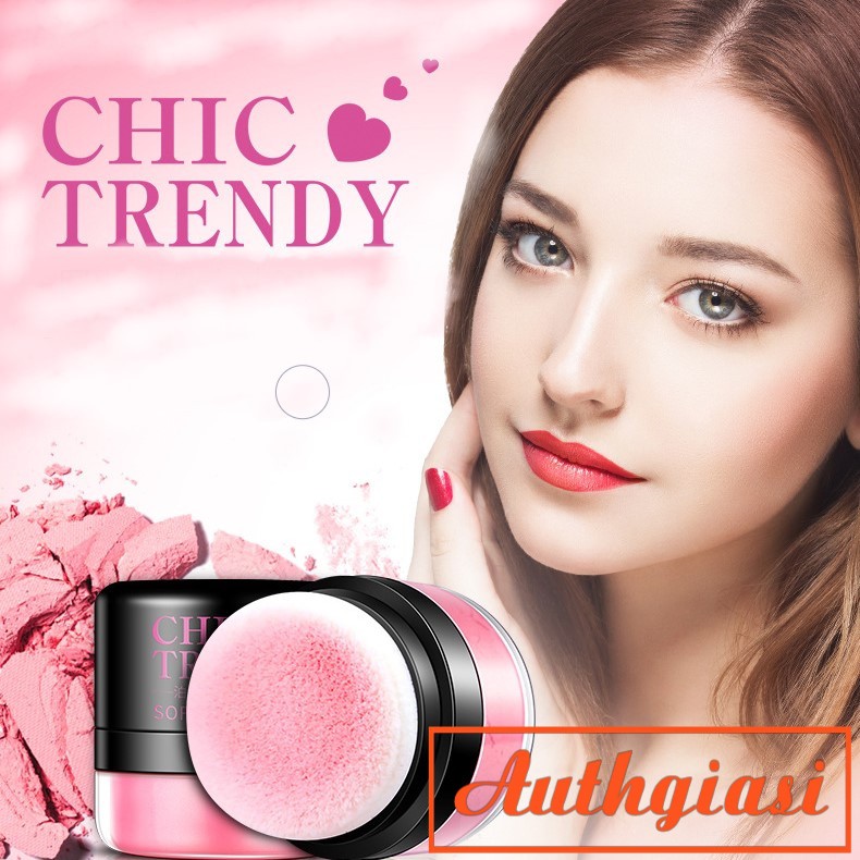 SẴN BÔNG TÁN Phấn má hồng Bioaqua Chic Trendy Soft Rose Blush hạt phấn mịn bền màu | BigBuy360 - bigbuy360.vn