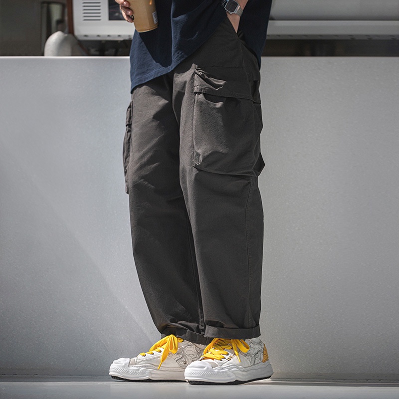 Giày thể thao MADEN bằng vải thoáng khí đế dày mũi vỏ sò thời trang mùa hè Nhật Bản