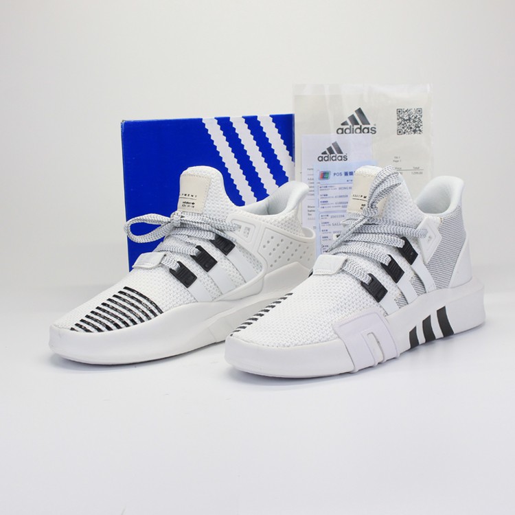 [ FREE SHIP ]🔥 giày thể thao sneaker🔥 EQT trắng kẻ xanh full bill box