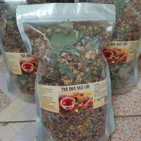 Trà hoa ngũ cốc gói 1kg rang sẵn thơm ngon