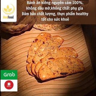 Bánh BISCOTTI 500Gram AnnFood-Bánh ăn kiêng giảm cân Không Đường dành cho người ăn kiêng,tiểu đường
