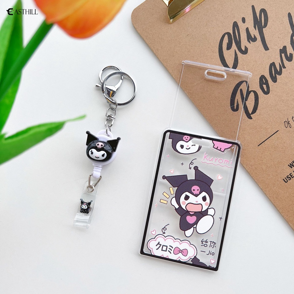 Vỏ Bọc Thẻ Xe Buýt Trong Suốt In Hoạt Hình Sanrioed Kulomi My Melody Cinnamoroll Dễ Thương Sáng Tạo Thích Hợp Làm Quà Sinh Nhật Cho Bé