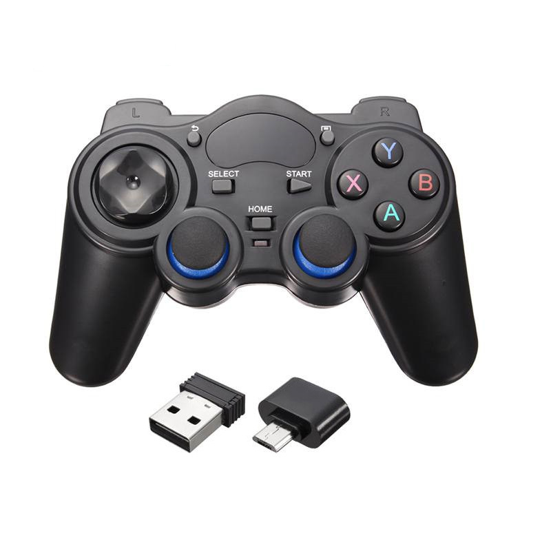 ANDROID Tay Cầm Chơi Game Không Dây 2.4 G Cho Ps3 / Điện Thoại Thông Minh