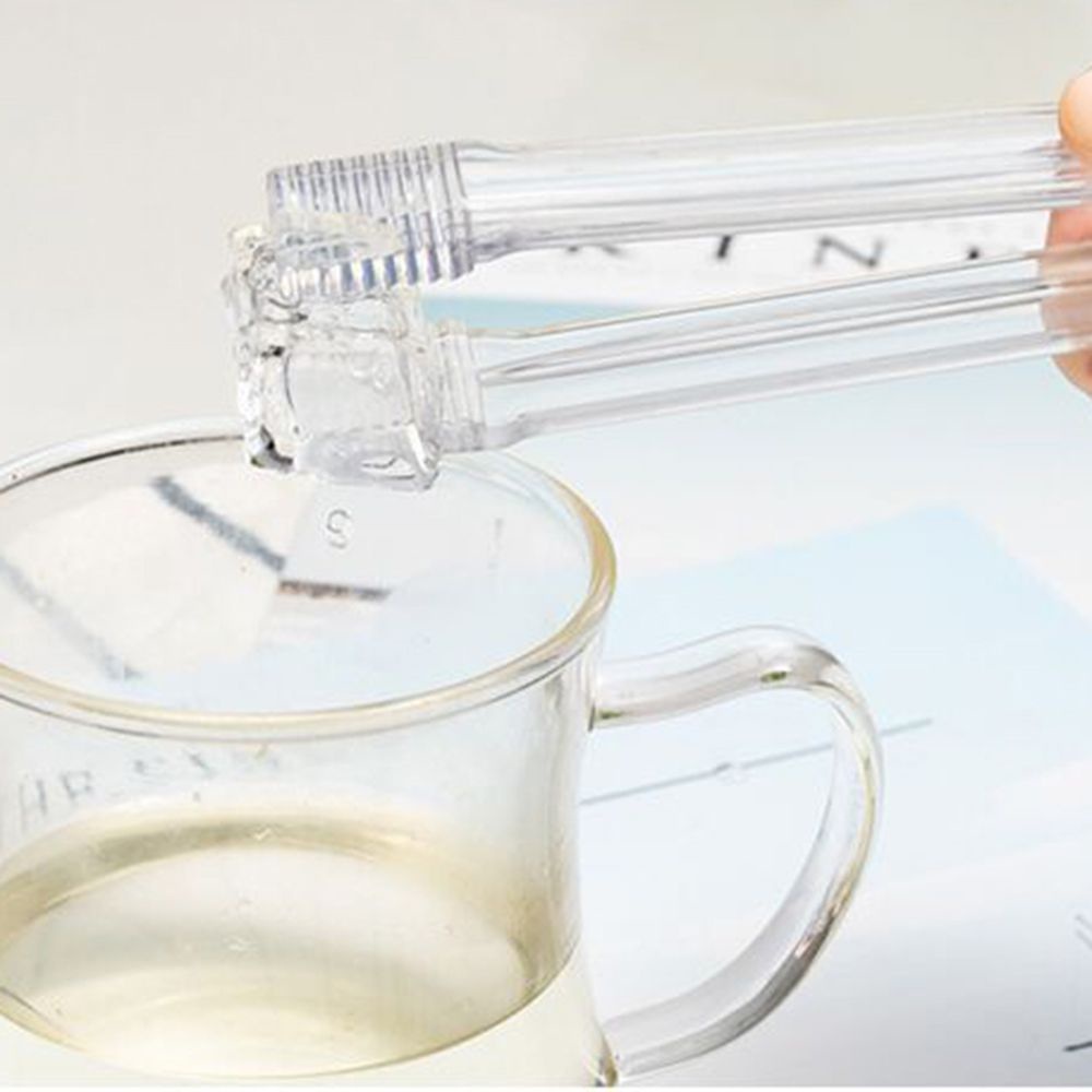 Kẹp gắp thức ăn SJJL chất liệu nhựa trong suốt có thể tái sử dụng