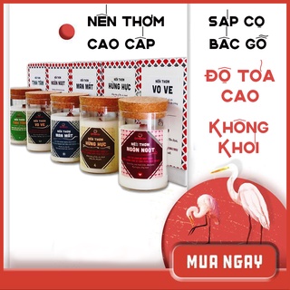 Nến thơm phòng không khói (loại cao cấp) QUÊ MỘT CỤC 200g