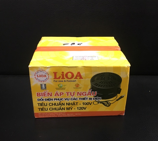 Biến áp đổi điện 220v ra 100-120vol Lioa