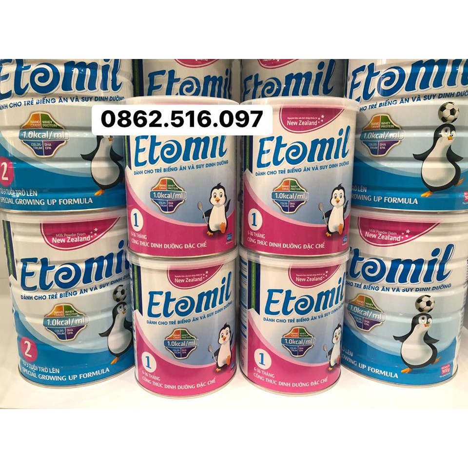 Sữa etomil 2 - 900g dinh dưỡng dành cho trẻ suy dinh dưỡng