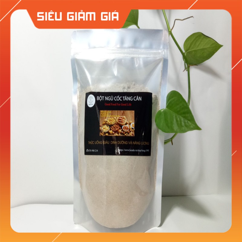 1kg Bột ngũ cốc Tăng cân dành cho người gầy, người tập gym, người hay thể dục thể thao - Handmade