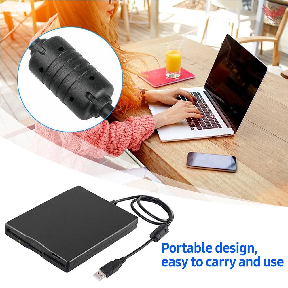 Ổ Đĩa Mềm Ngoài Usb 3.5 Inch Tiếng Ồn Thấp Cho Pc Laptop Đen | BigBuy360 - bigbuy360.vn