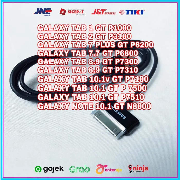 Dây Cáp Dữ Liệu 100% 2a Cho Samsung Galaxy Tab Note 10.1 Gt N8000 Đen