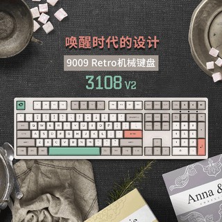 Bàn phím cơ Akko 3108V2 - Keycap 9009 Retro