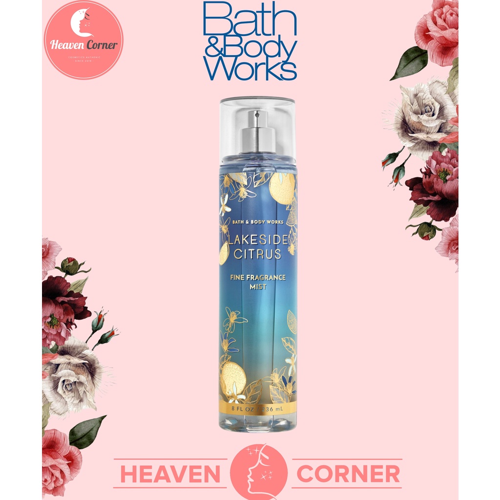 Xịt thơm toàn thân Bath&BodyWorks mùi Lakeside Citrus 236ML