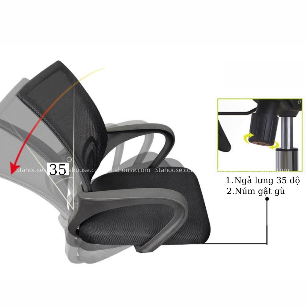 Ghế xoay văn phòng GVP405, làm việc và ngả lưng Stahouse Official Chair HN