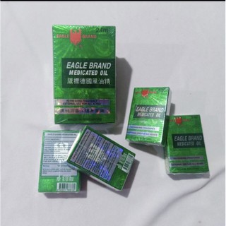 Dầu gió xanh con Ó một nắp hàng nhập khẩu SINGAPORE chai 3ml