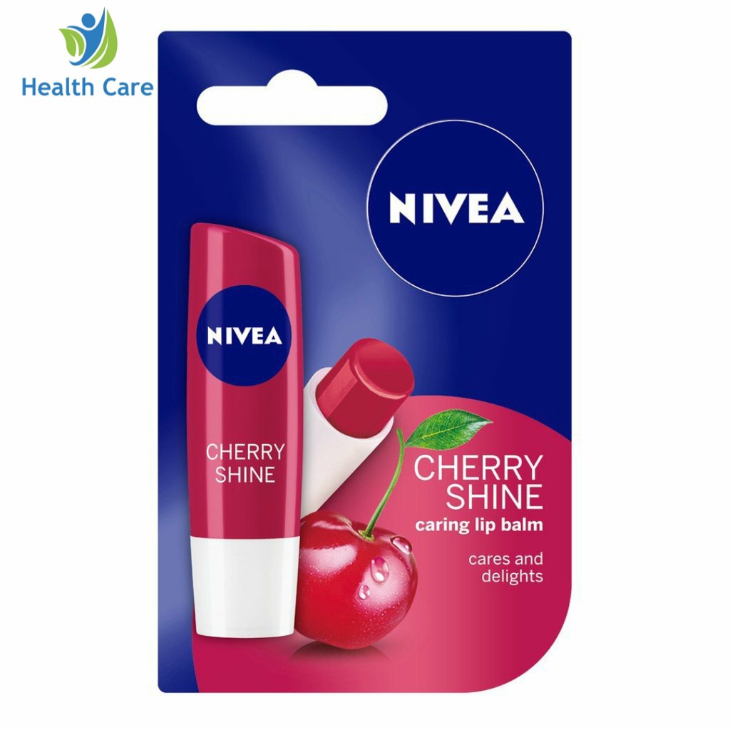 Son dưỡng ẩm môi Nivea hương Cherry Shine 4.8g