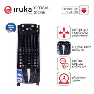Máy làm mát và lọc không khí iruka i-100 made in thailand,bảo hành chính hãng 30 tháng