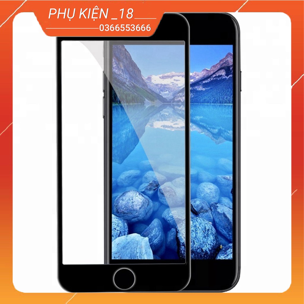 Kính Cường Lực 10D Full Màn Mài Cạnh Cao Cấp Cho Iphone - Có Đóng Hộp + Tặng Giấy Lau Cường Lực