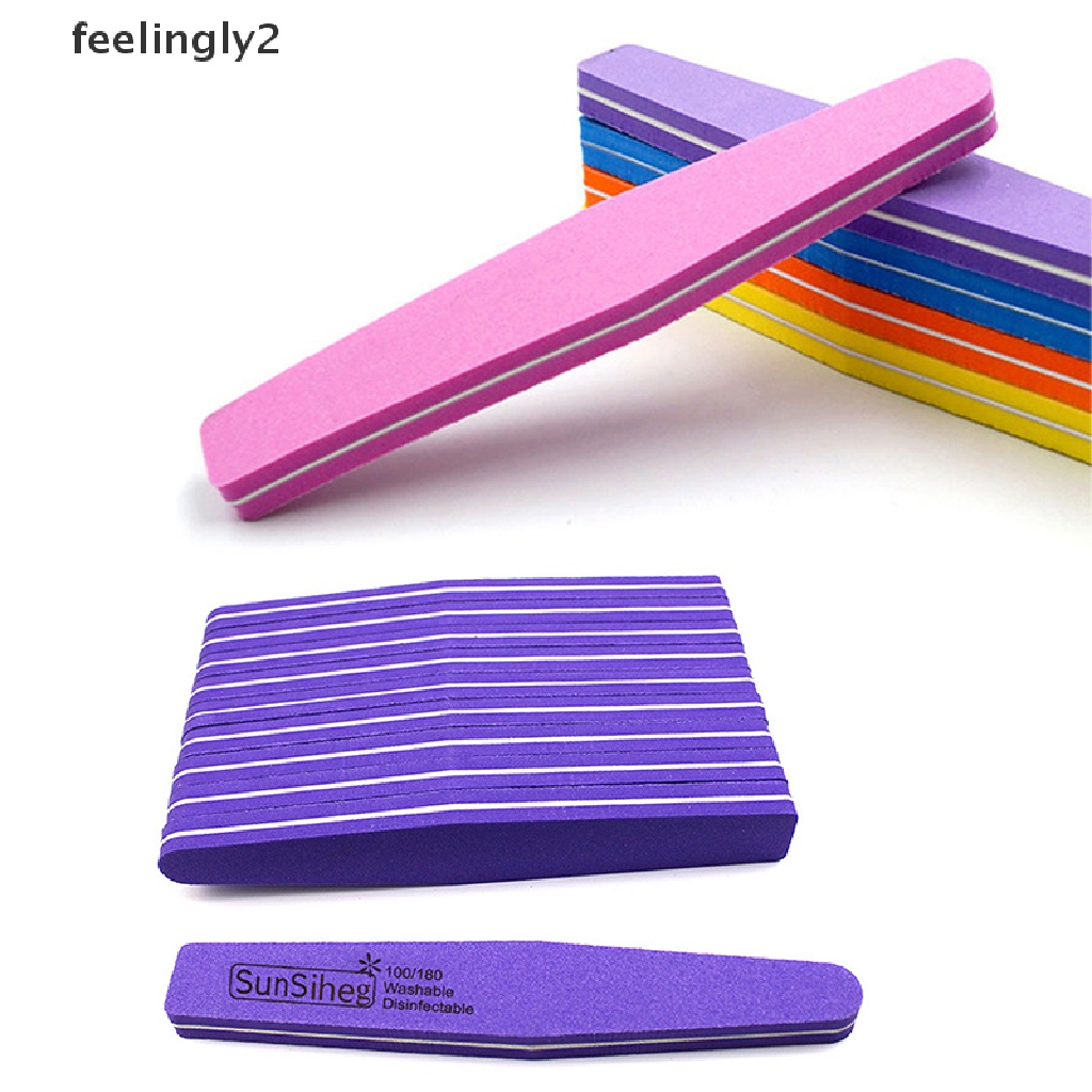 Bộ 10 Cây Dũa Móng Tay Có Thể Giặt Tiện Dụng