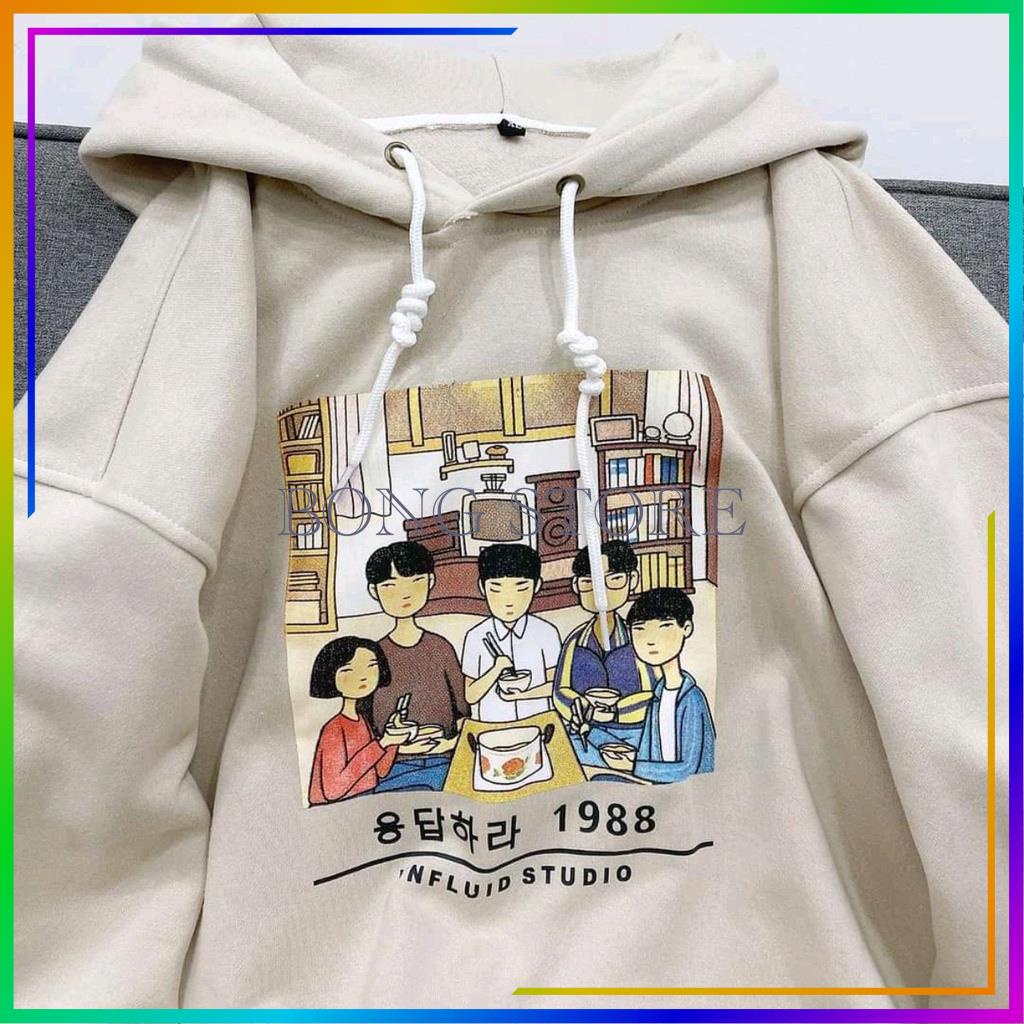 Áo Hoodie Nỉ Nữ, Áo Hôdie Nữ In Hình Gia Đình Form Rộng UNISEX Siêu Đẹp | BigBuy360 - bigbuy360.vn