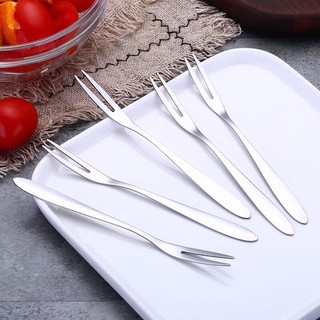 SET 10 CÂY Nĩa Ăn Trái Cây 10.5cm bằng inox 100% hàng Việt Nam cao cấp