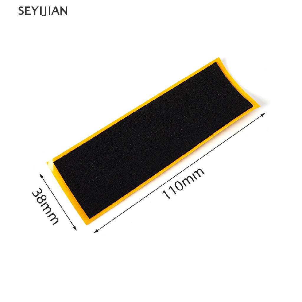Set 10 miếng dán đệm giữ ván trượt ngón tay bằng xốp màu đen dành cho trang trí