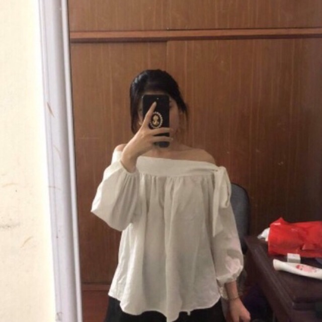 ÁO TRỄ VAI BÈO NUỘC NƠ BÊN ULZZANG