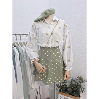 Vải Xô Hoạ Tiết Chấm Bi Cao Cấp mềm mại nhà Lavie thấm hút mồ hôi tốt, vải may quần áo, khăn