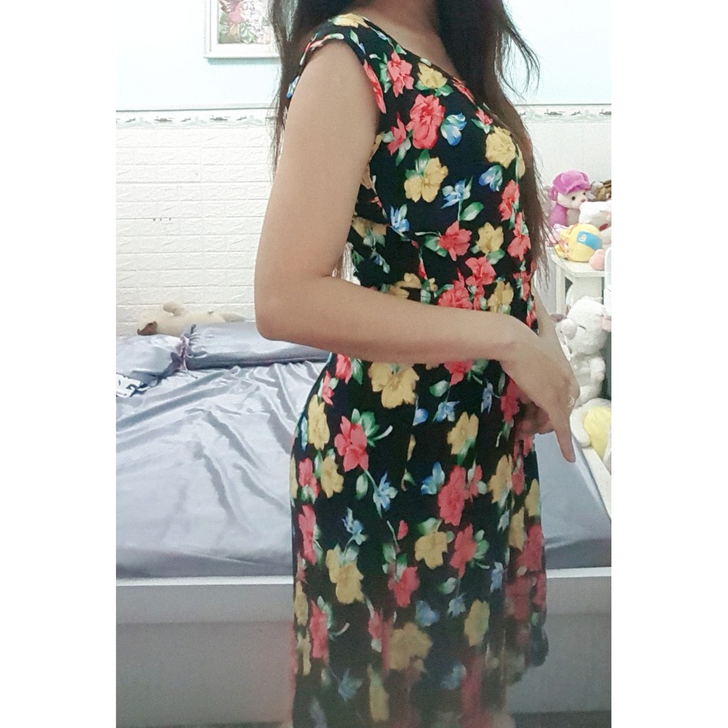 Thanh ly đầm hoa size S