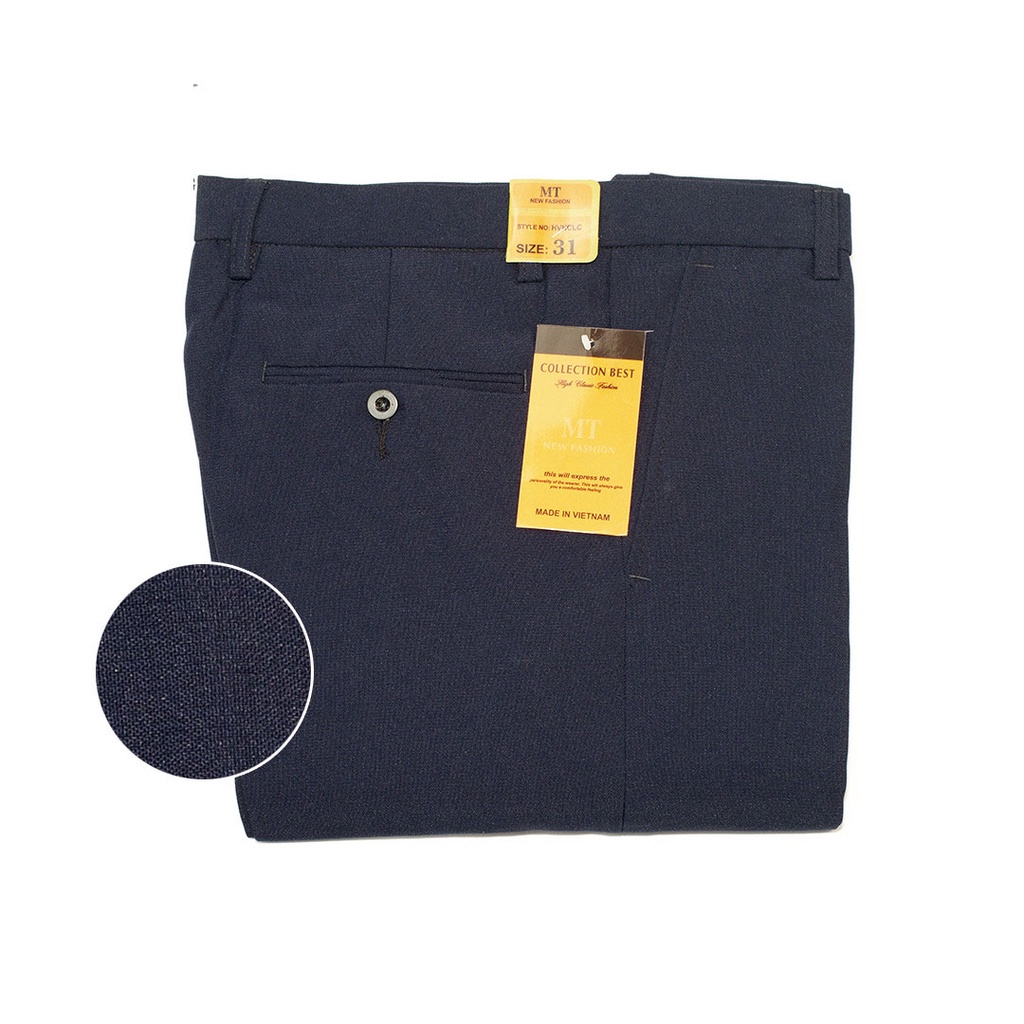 Quần tây nam trung niên ống đứng chất vải mềm mát không ra màu không xù lông QTAY21