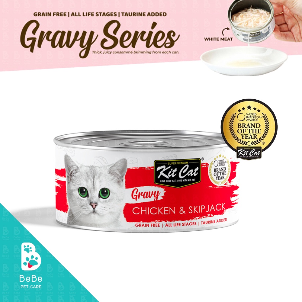 Pate KITCAT GRAVY Dạng Sốt Cho Mèo Mọi Lứa Tuổi