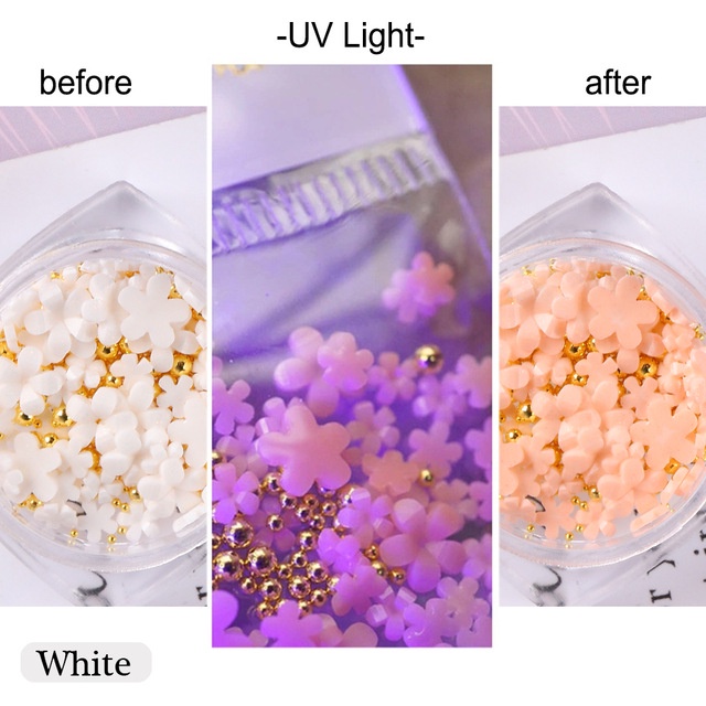 Phụ Kiện Trang Trí Móng Tay 3D Hình Hoa Xinh Xắn