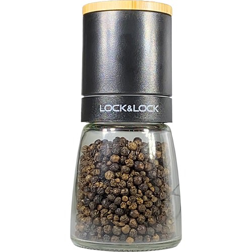 Lọ xay tiêu thủy tinh cầm tay Lock&Lock 140ml CKO115 - Hàng chính hãng