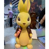 Tô tượng thạch cao thỏ cà rốt size lớn 23CM