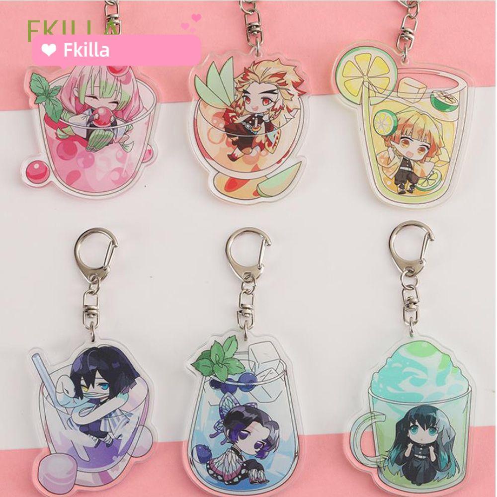 ☆FKILLA☆ Bộ phim Ghost Slayer Drink Vợ tôi Zenitsu Tanjiro Nedouzi Anime Hai chiều Mặt dây chuyền sinh viên