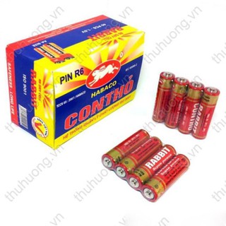 Hộp 40 viên pin con thỏ size aa, aaa